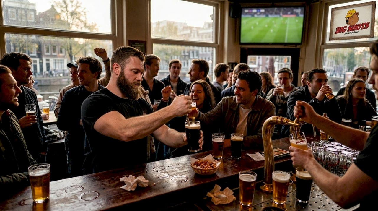 Why watch sports in bars? The social edge in Amsterdam