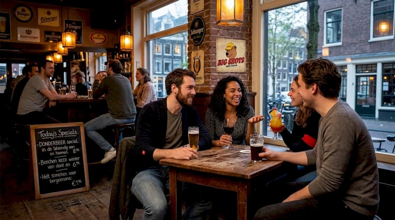 Explore all types of bar atmospheres in Amsterdam