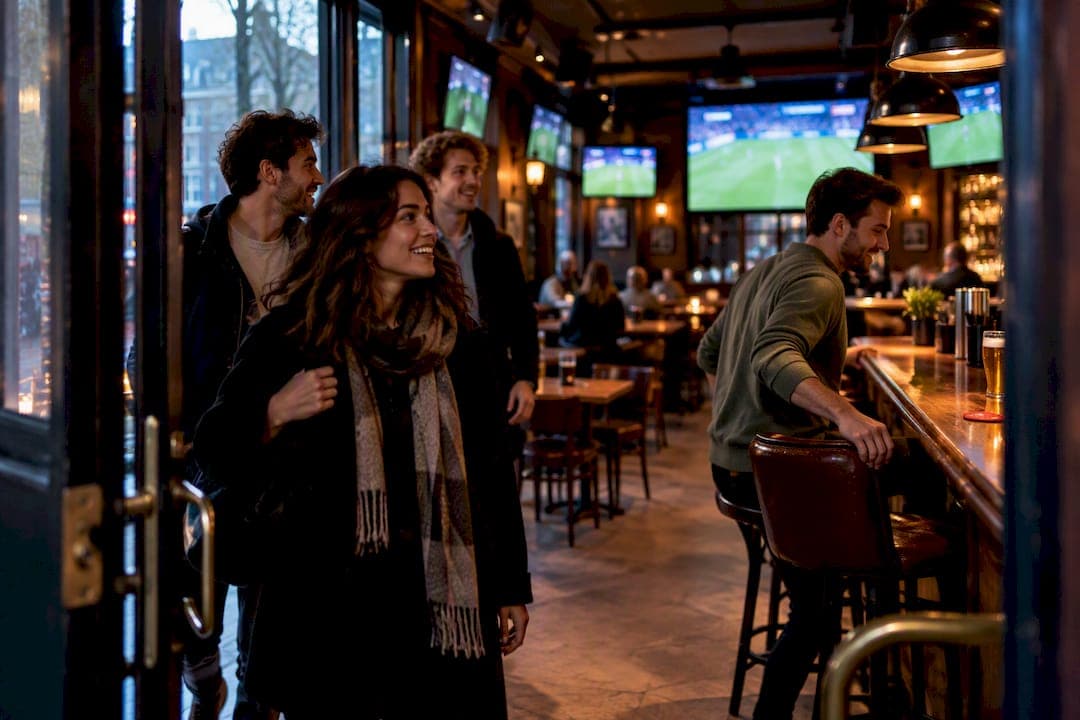 Walk Into Amsterdam Sports Bars: Arrive 45–90 Minutes Early