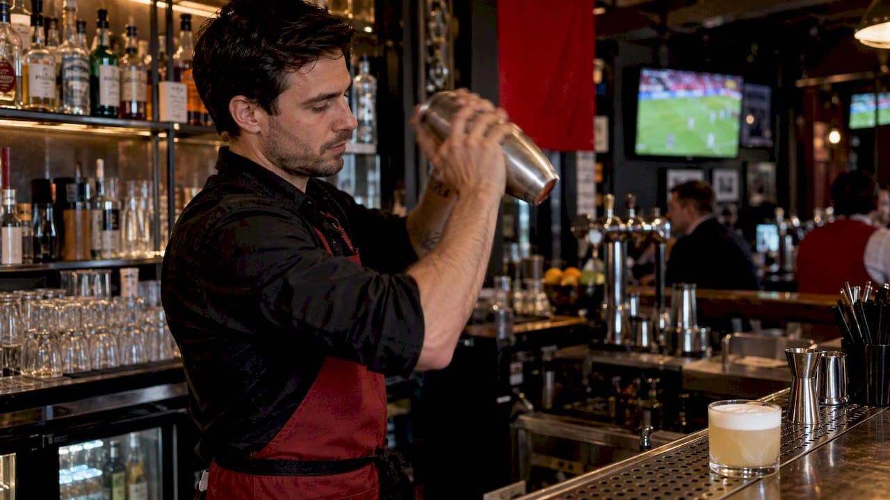 Get Silky Foam in a Whiskey Sour with Egg White: 10–45s Dry Shake
